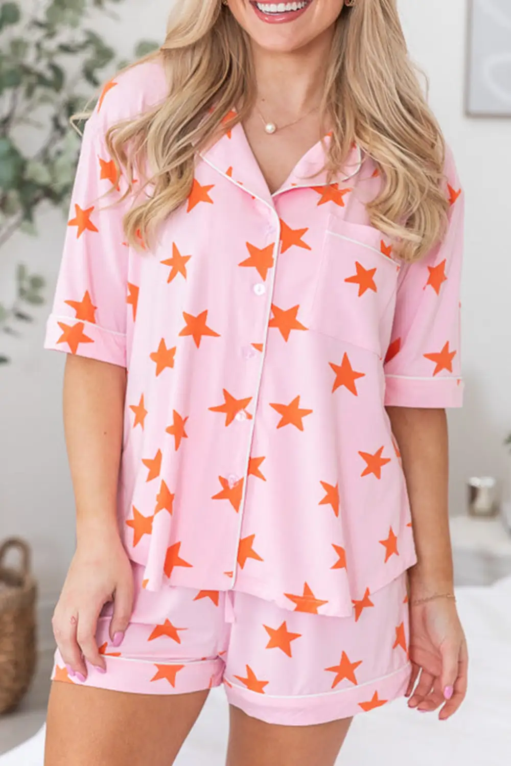 Soft Printed Short Pajama Set