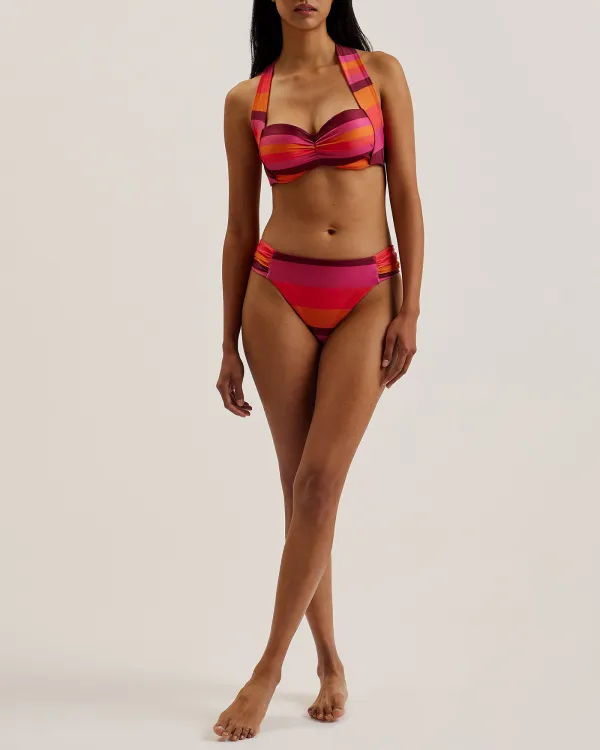 Sopeyaa Ombre One Shoulder Swimsuit Multicolor