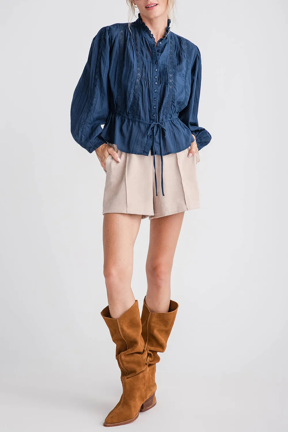 Free People Best of Me Blouse - optic white
