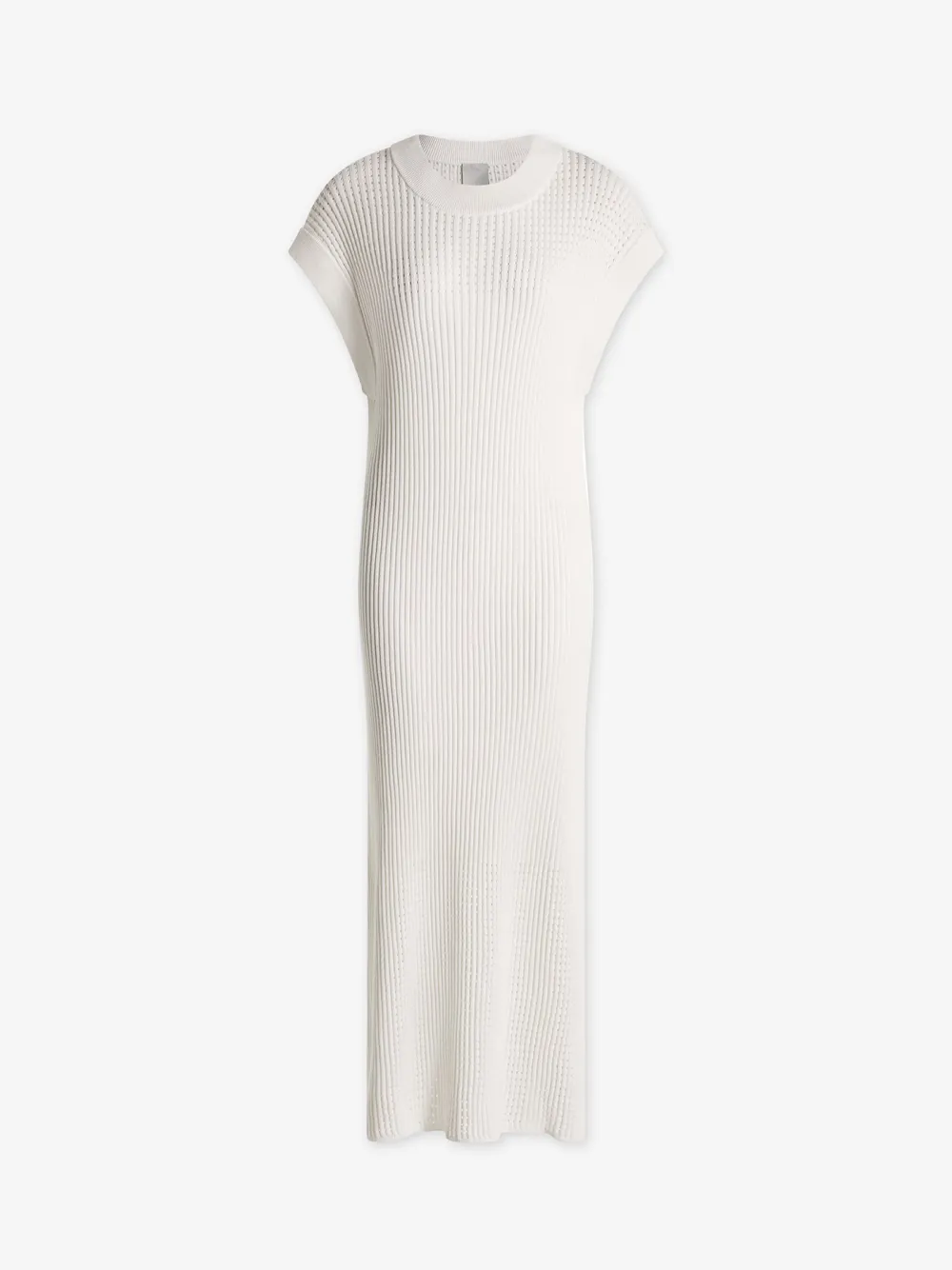 Wihte Tank Knit Midi Dress