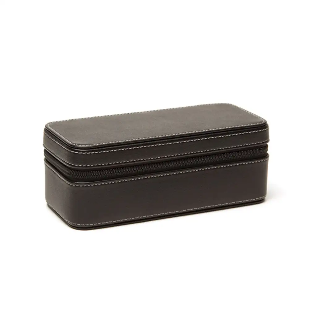 Zippered Dual Watch Travel Case