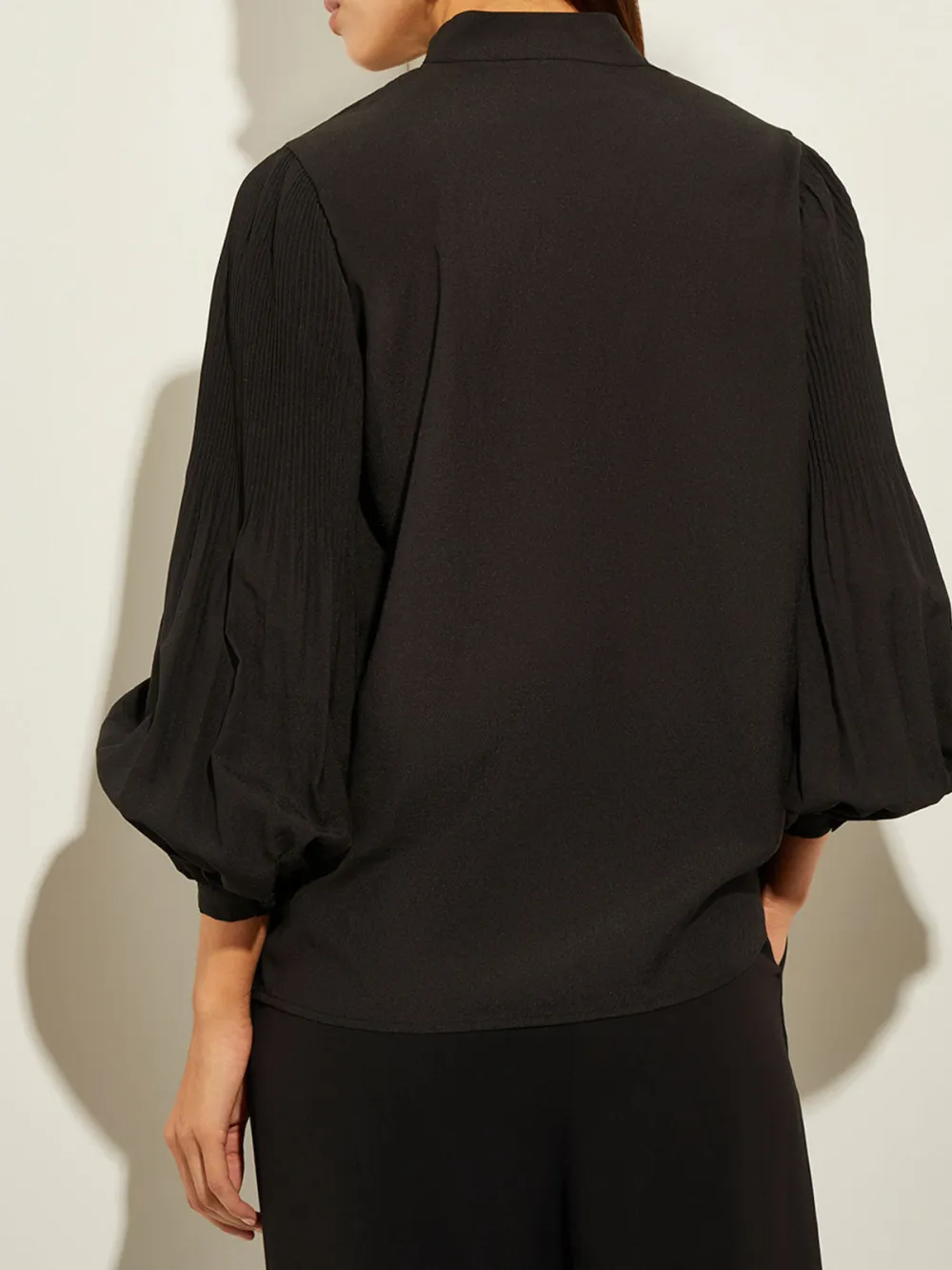Pleated Sleeve Shirt