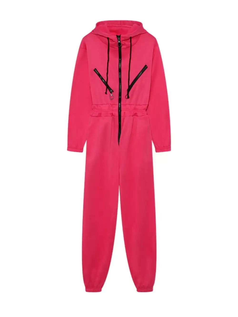 Hooded Zip Jumpsuit