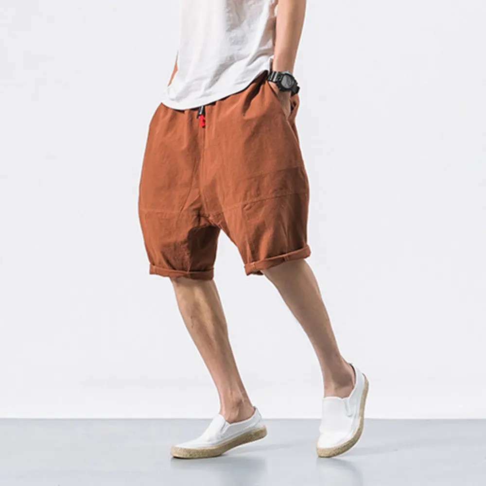 Casual Drawstring Weekend Shorts