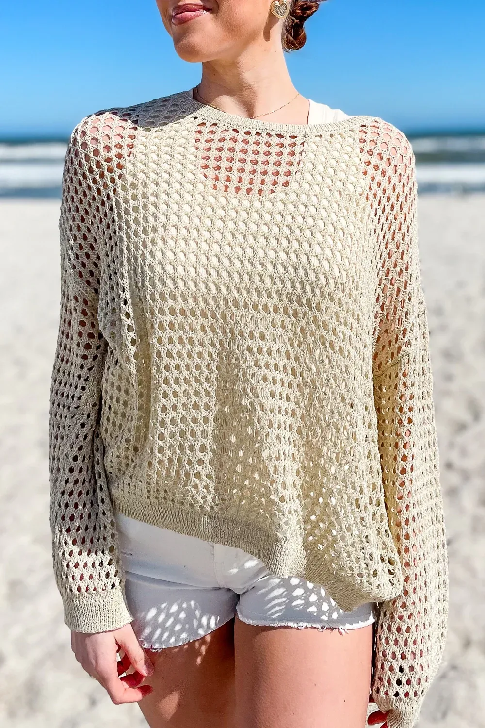 Hollow Resort Style Sweater