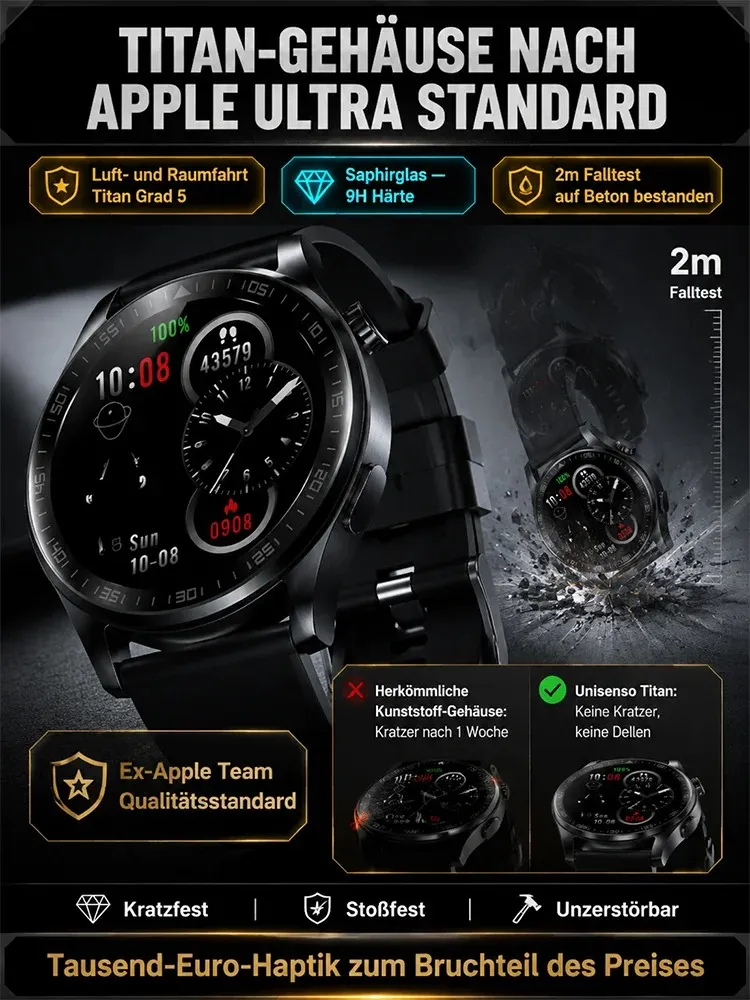 No More Pricking Pain: Smart Sports Watch Monitors Blood Glucose and Blood