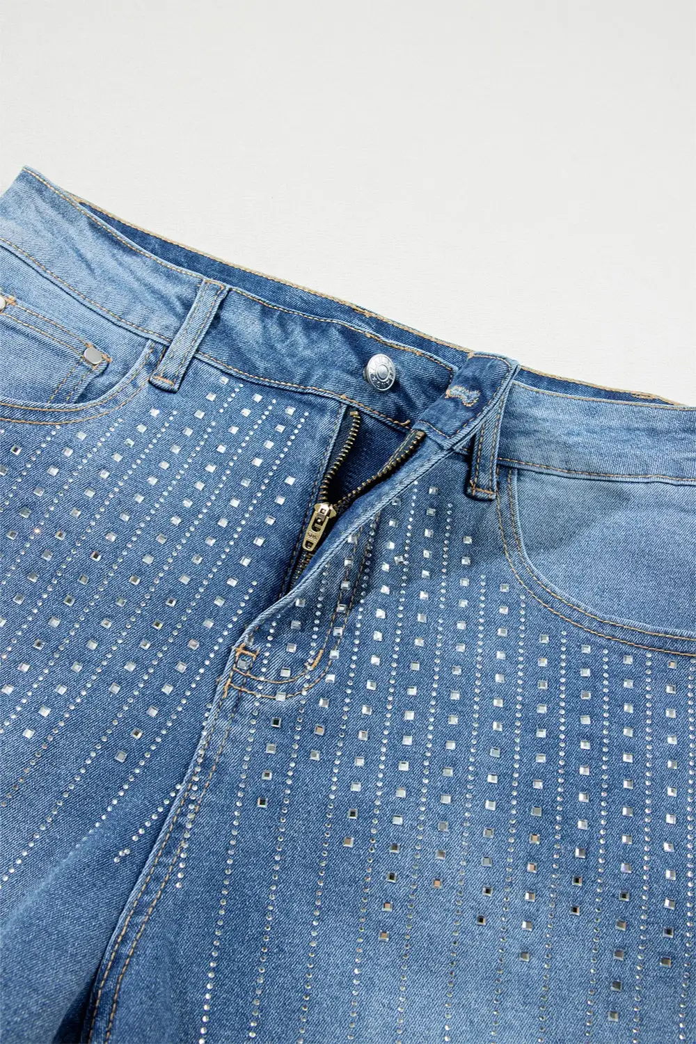 Everyday Rhinestone Detail Shorts