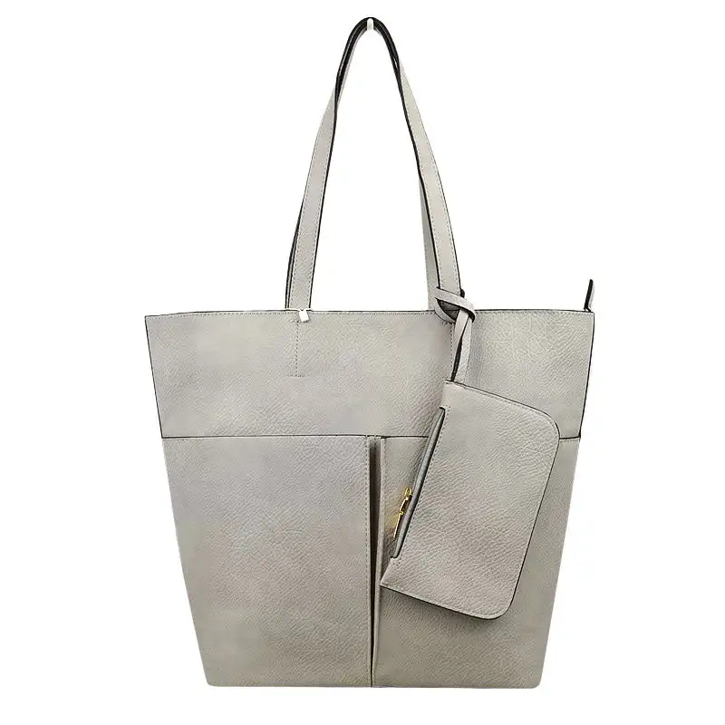 Vegan Leather Soft Tote Bag
