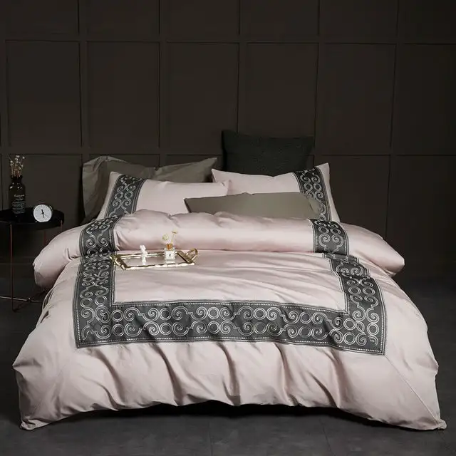 (Store Closing Sale) Floral Soft Comfortable Bamboo Fiber Duvet Cover Bedding Set