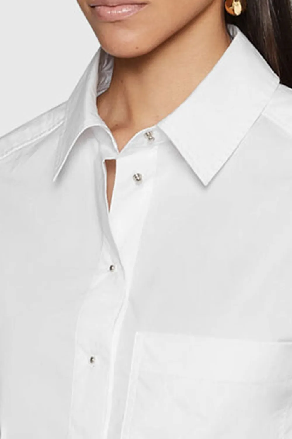Button Front Seven-Point Shirt