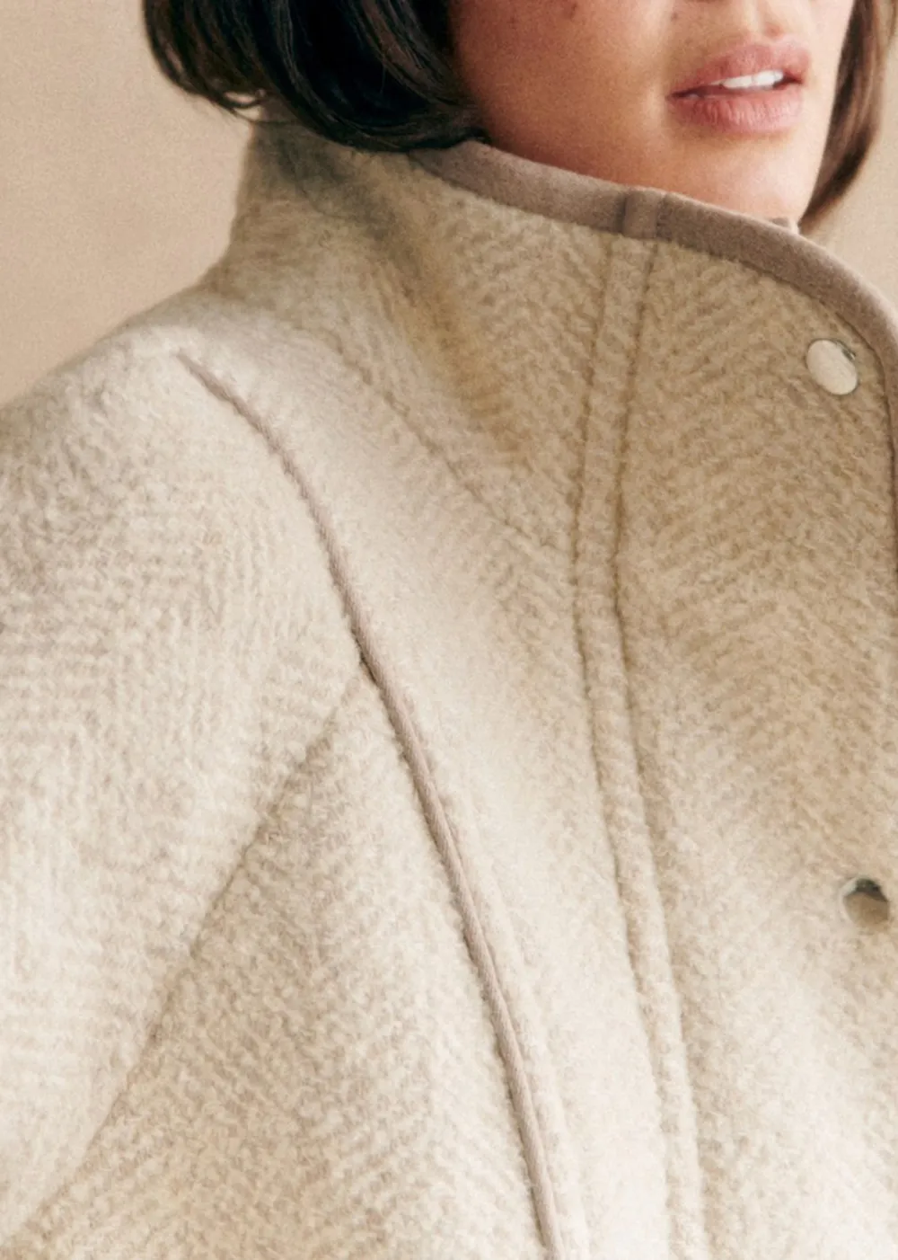 Heavy Wool Mid-Length Coat