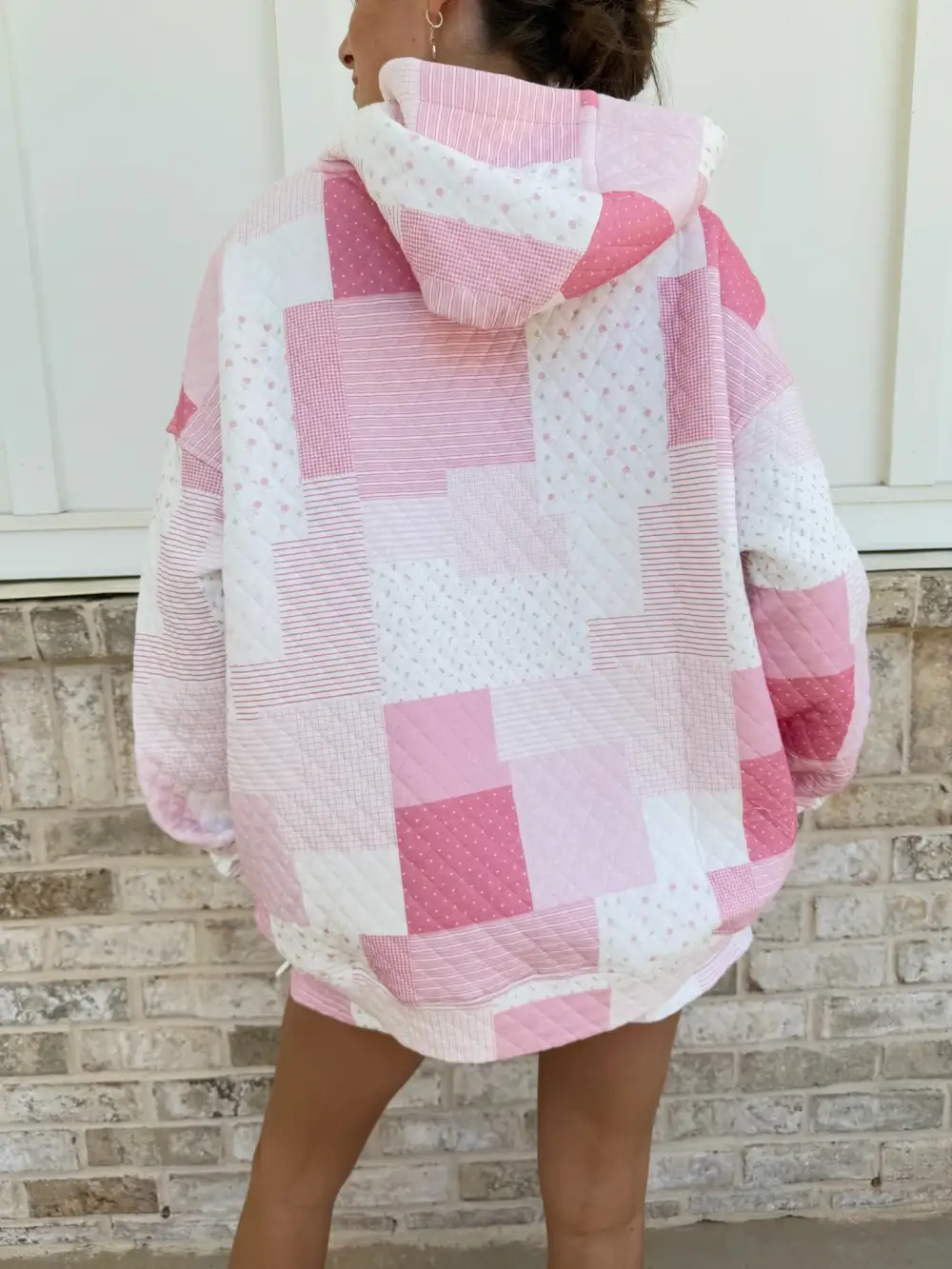 Margo Quilted Patchwork Hoodie