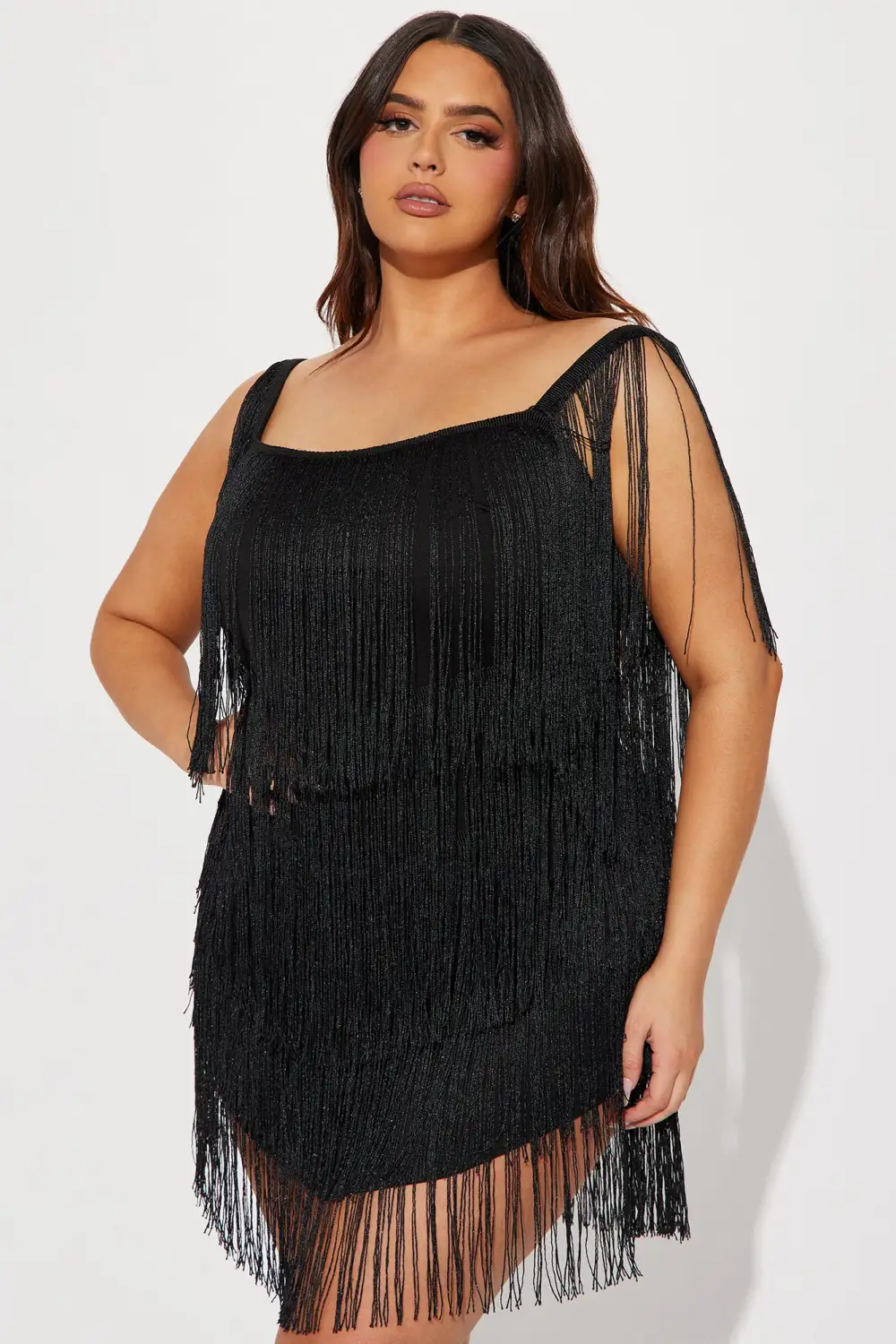 Shake It Up Mini Dress - Black