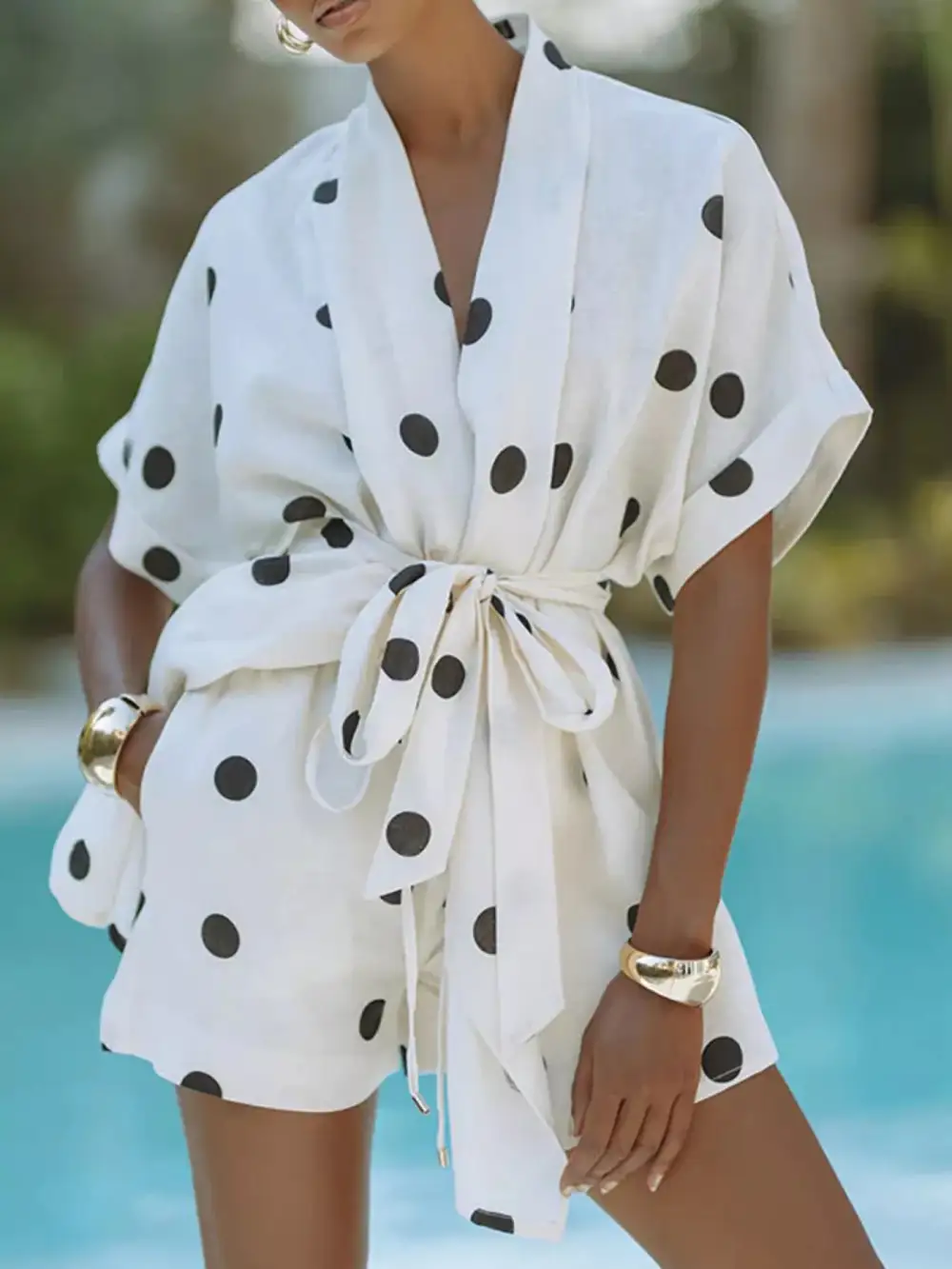 Polka Dot Jumpsuit