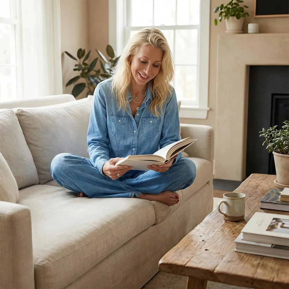 Soft Denim Dreams Pajama Set