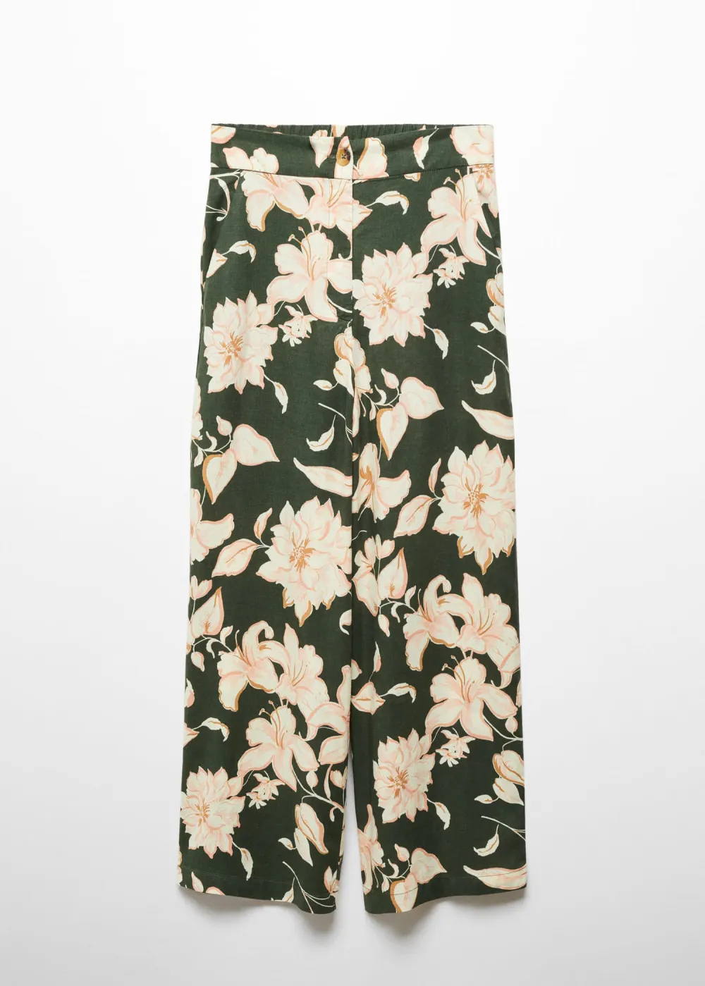 Flower print pants