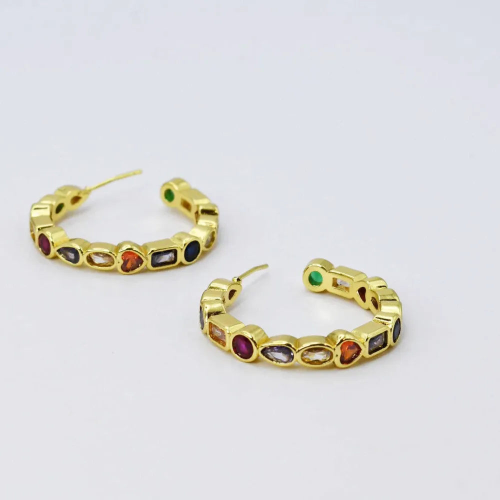 Rai Bow Gem Earrings