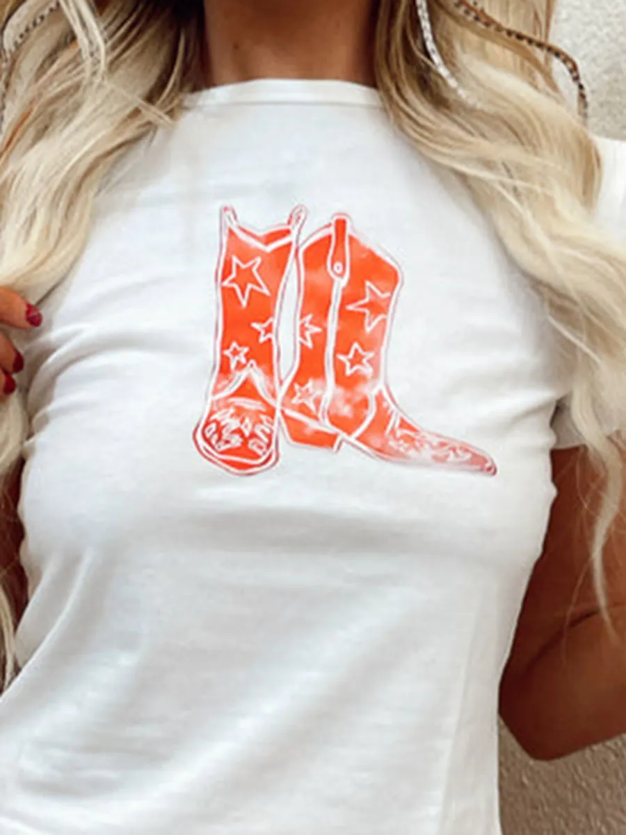 Cowboy Boot Baby Tee