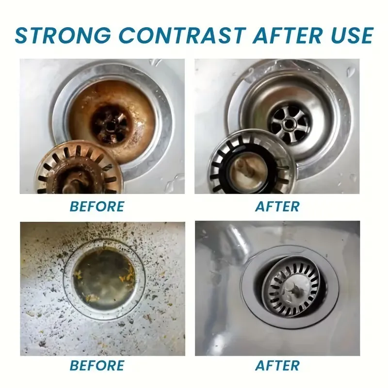 🫧 Effervescent Drain Cleaner Tablets – Easy Drop-In Solution for Clogs & Odors
