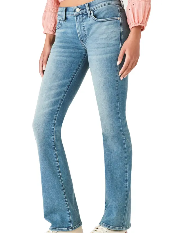 Classic Boot Cut Mid Rise Jeans