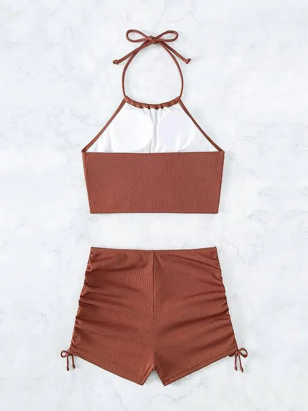 Boxer Short Tankini Suit