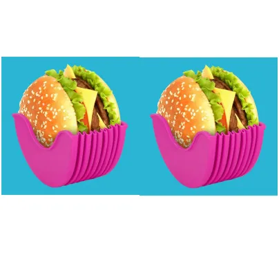 (Store Closing Sale) Silicone Burger Sandwiches Holder