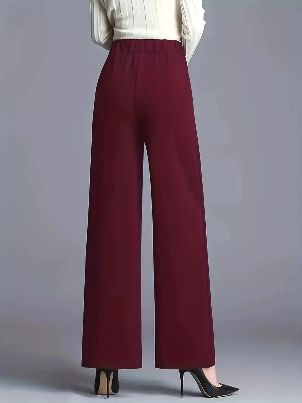 Easygoing Wide Leg High Waist Pants
