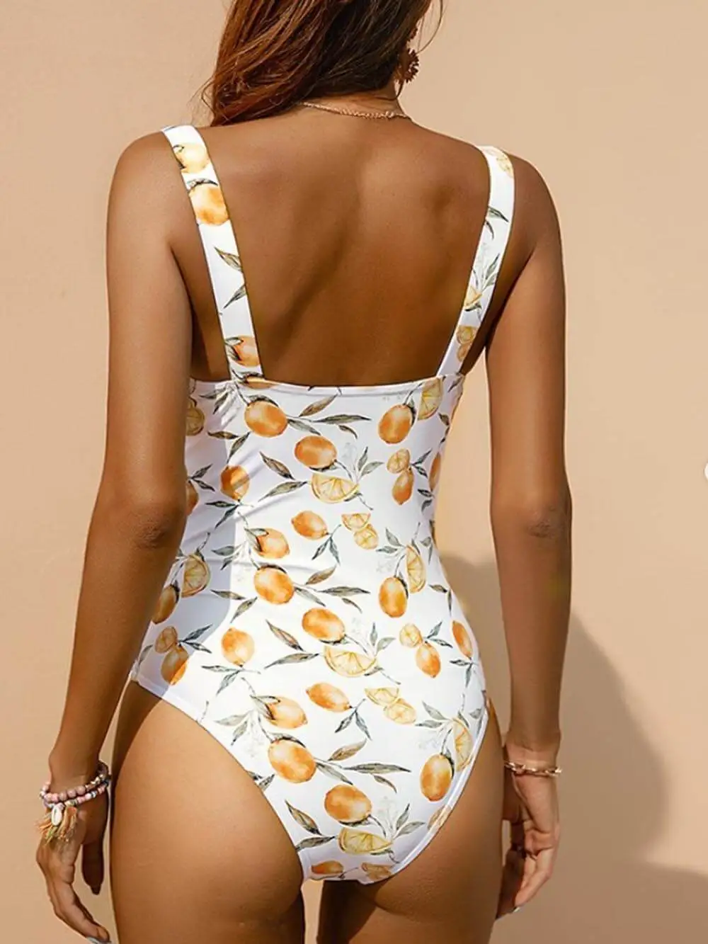 Women’s Sleek Tight Printed Bikini One-Piece