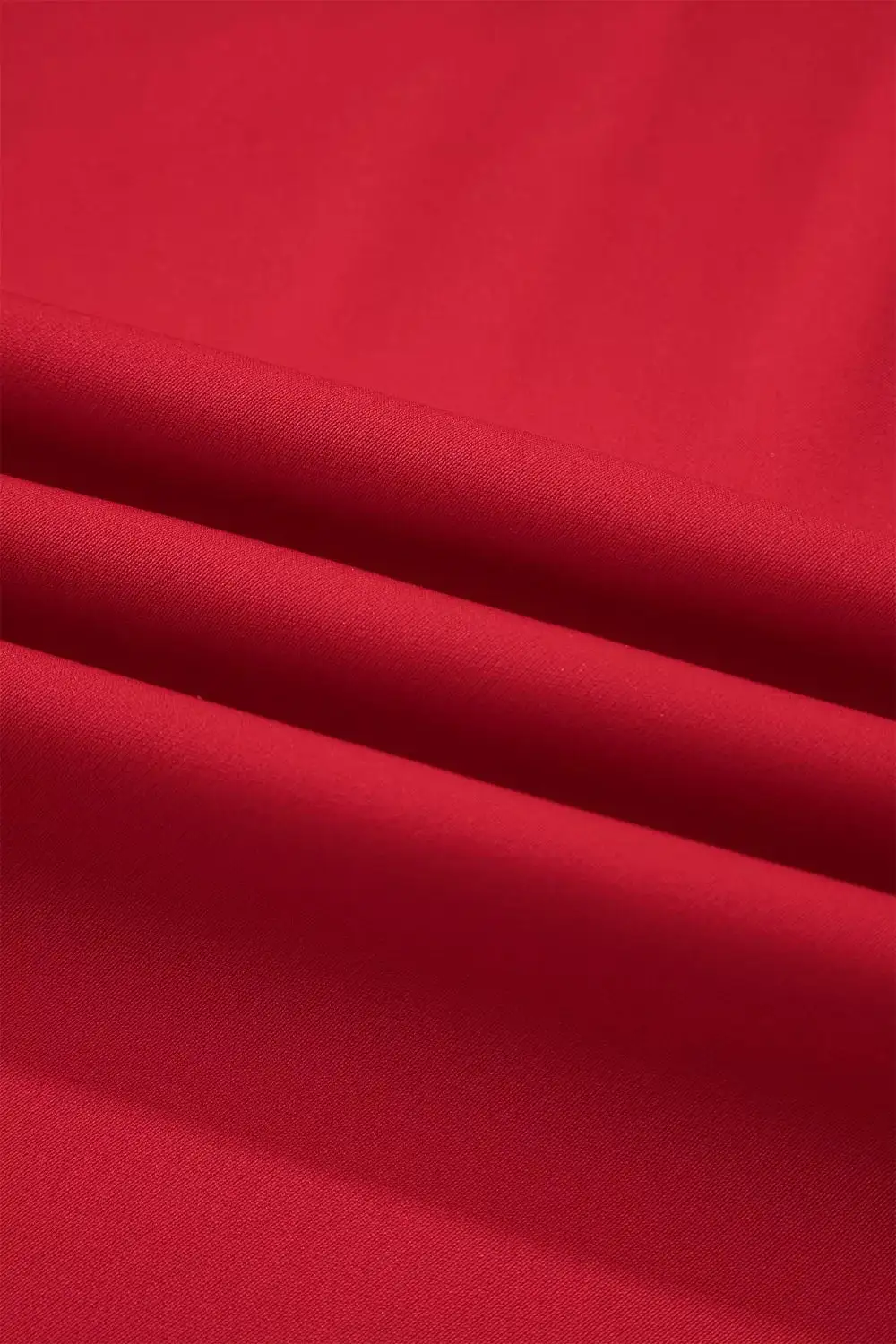 Pleated Detail Pull On High Elastic Waist Loose Straight Pants