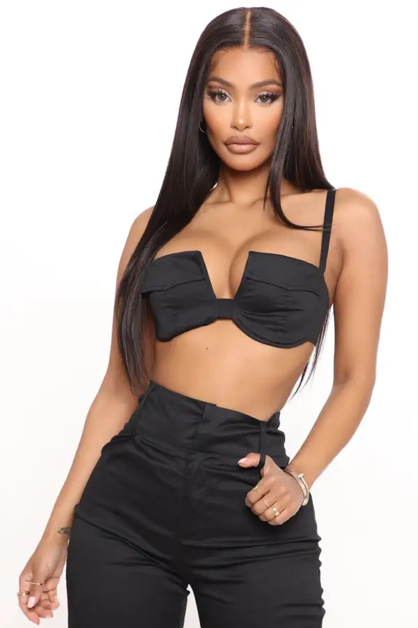 Bad Intentions Pant Set - Black