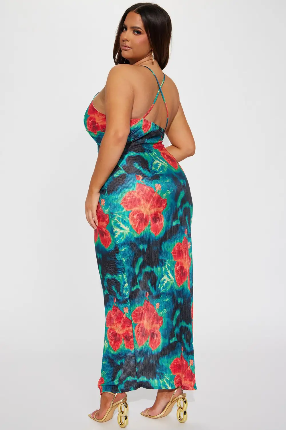 The Tropics Maxi Dress - Jade/Combo