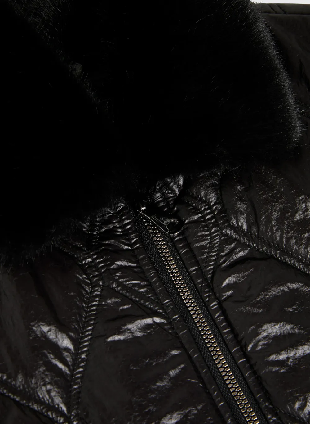 Stylish Fur-Collar Coat