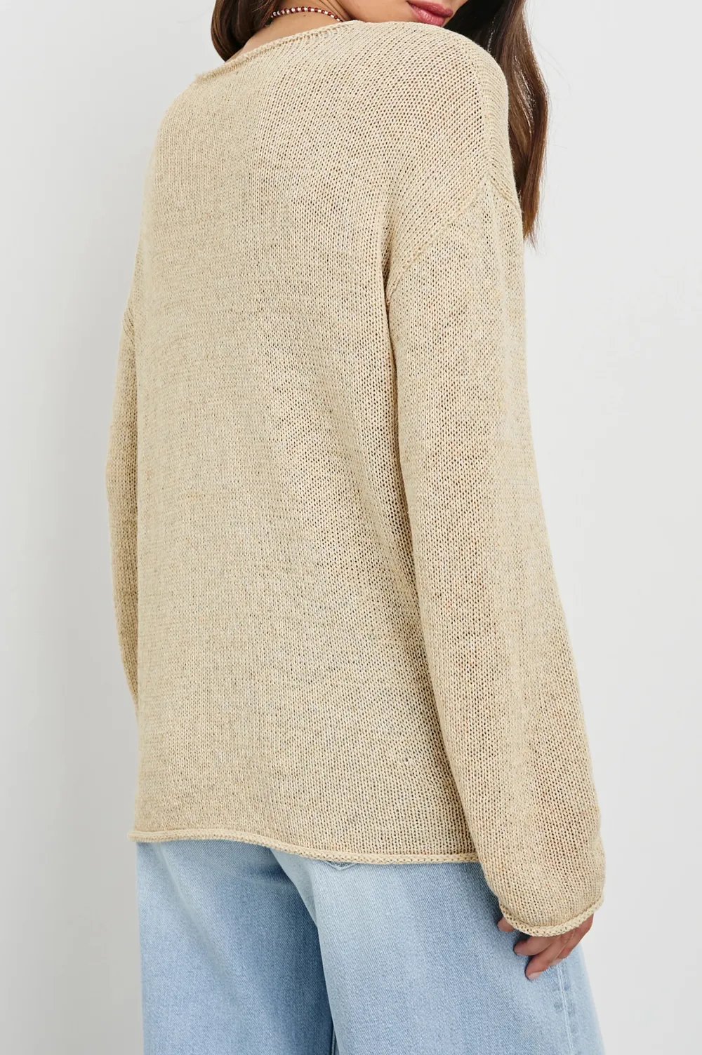 Light And Soft Pure Cotton Striped Sweater