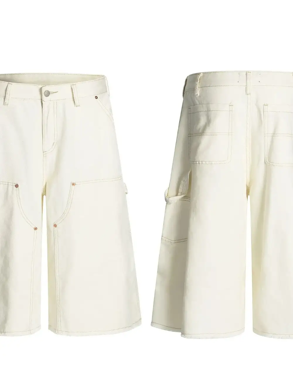 Weekend Wide Leg Cotton Blend Casual Shorts