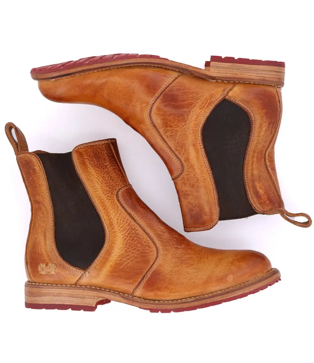 Slip-On Distressed Chelsea Boots