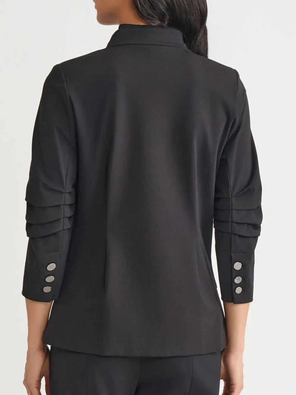 Three Quarter Sleeve Pleated Jacket