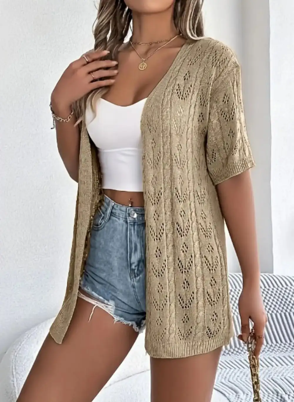 Lightweight Plus-Size Cardigan