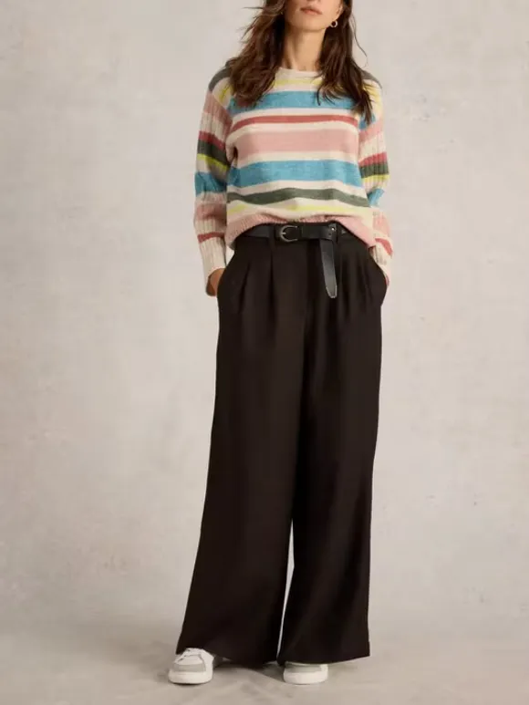 Casual Style Wide Leg Trouser