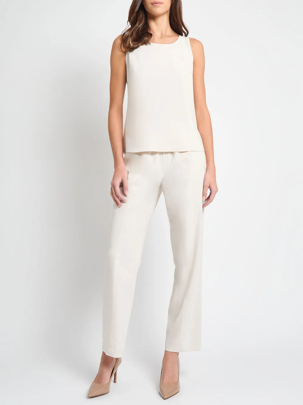 Round Neck Woven Vest