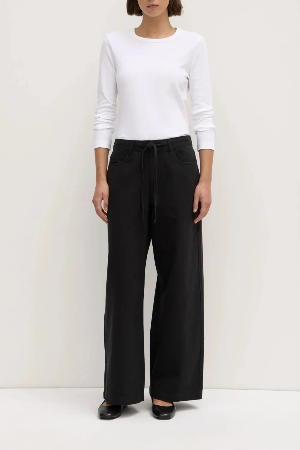 Loose Cotton Elastic Band Pants