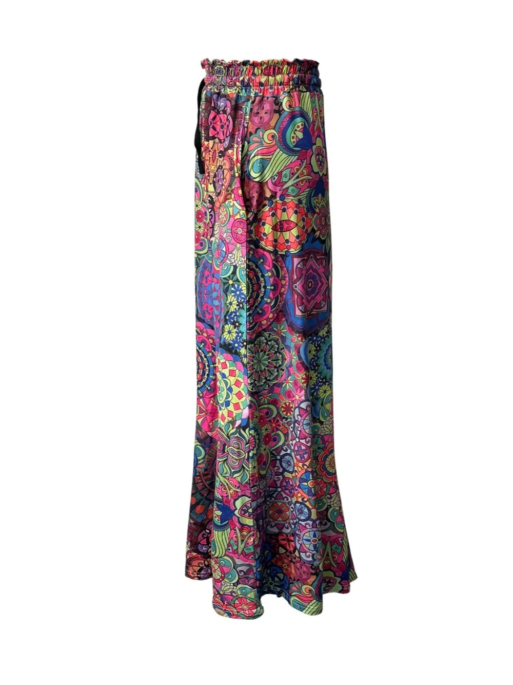 Printed Maxi Pockets Ezyfit Skirt
