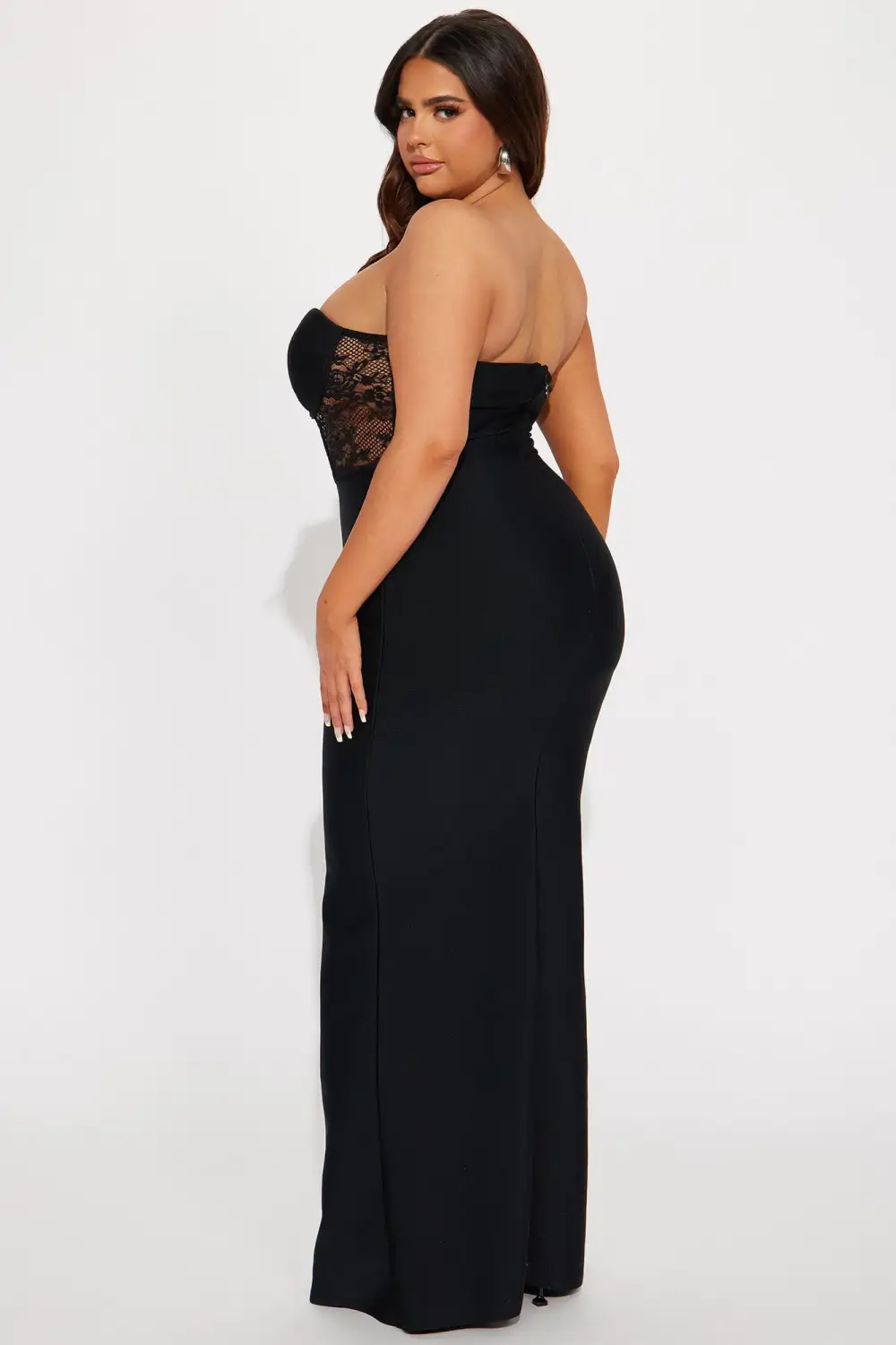 Janie Bandage Gown - Black/Black