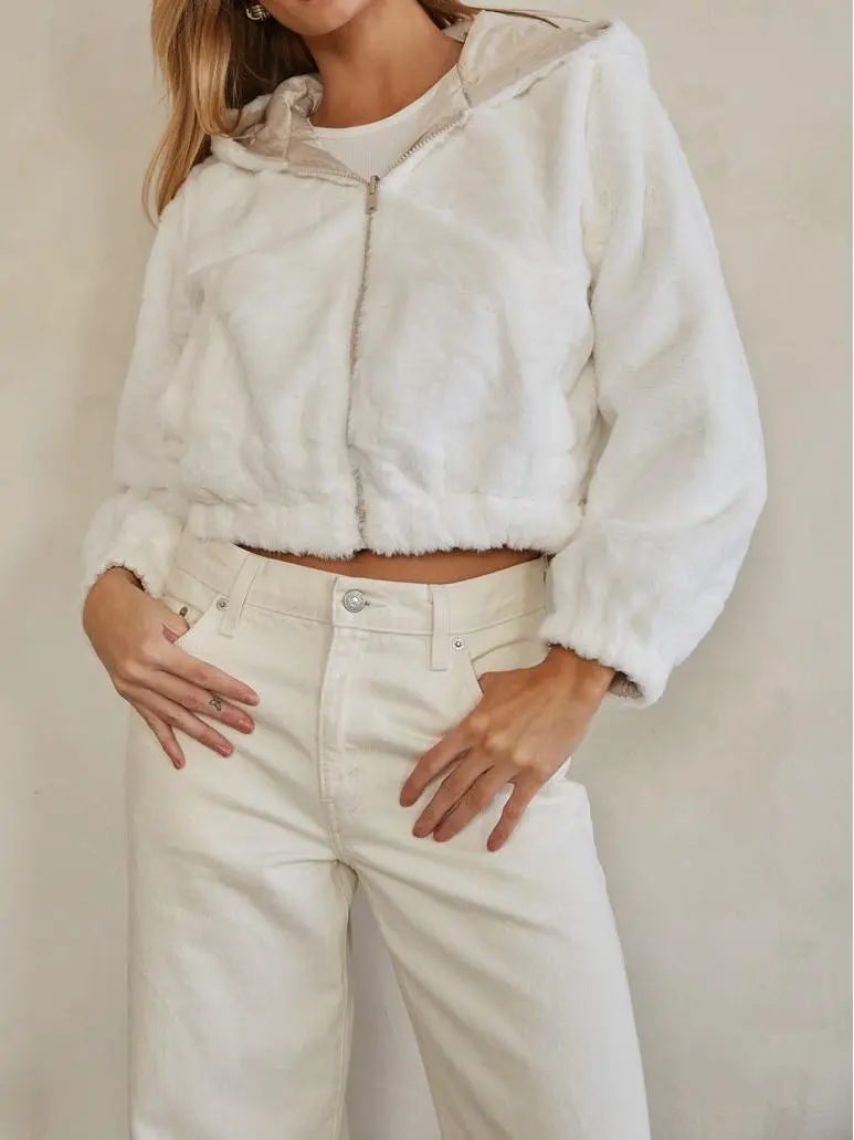 Reversible Faux Fur Jacket