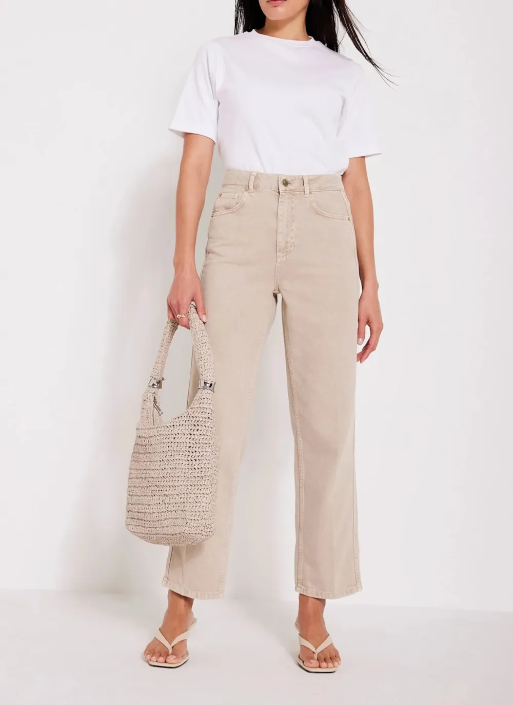 Casual Style Relaxed Tapered Boyfriend Jeans