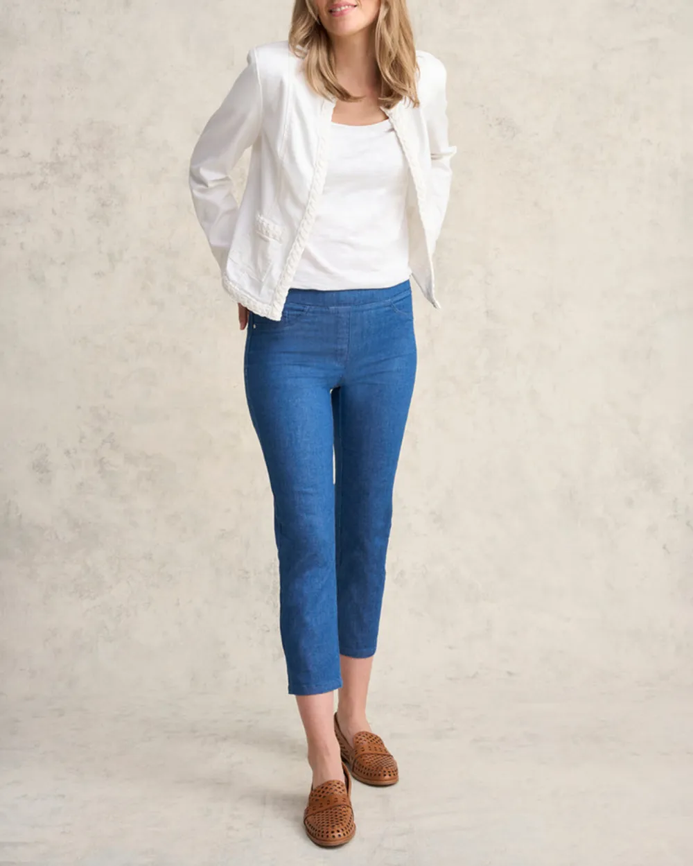 Cropped Jeans For Trendy Casual Style