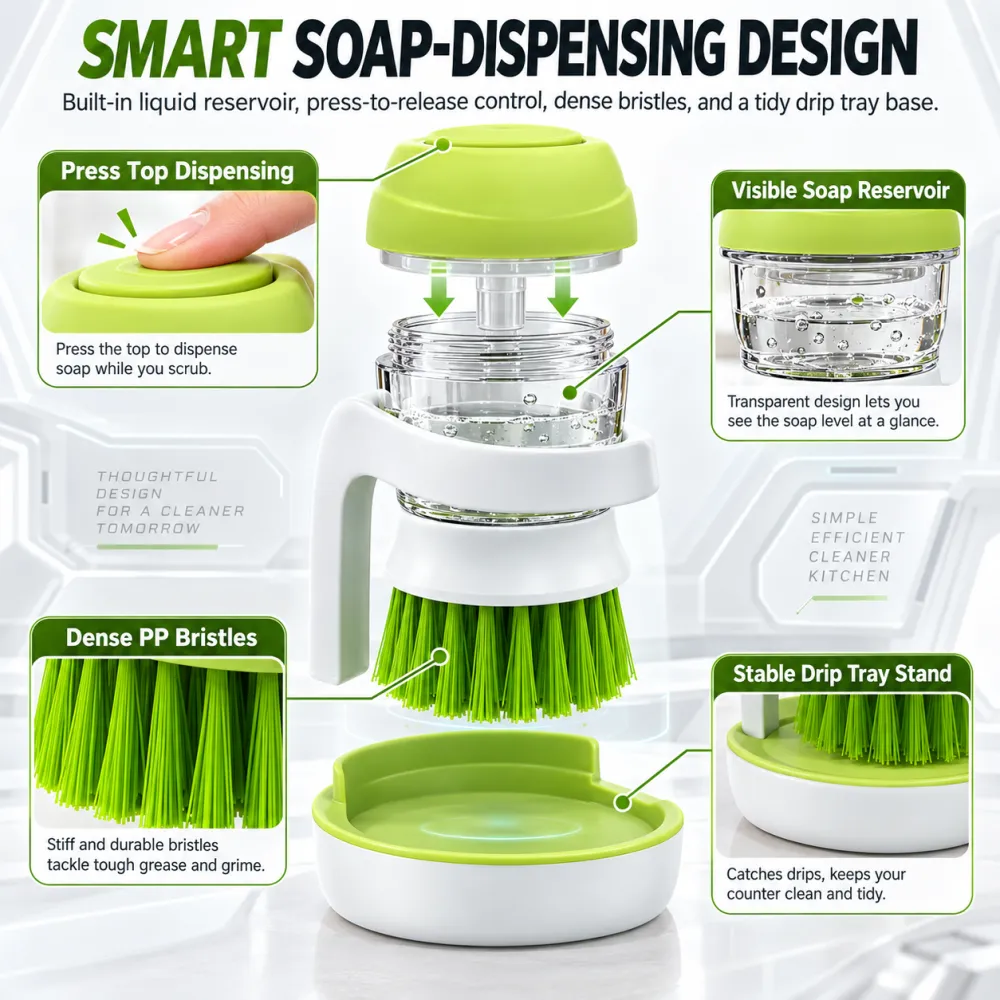 2-in-1 liquid cleaning brush