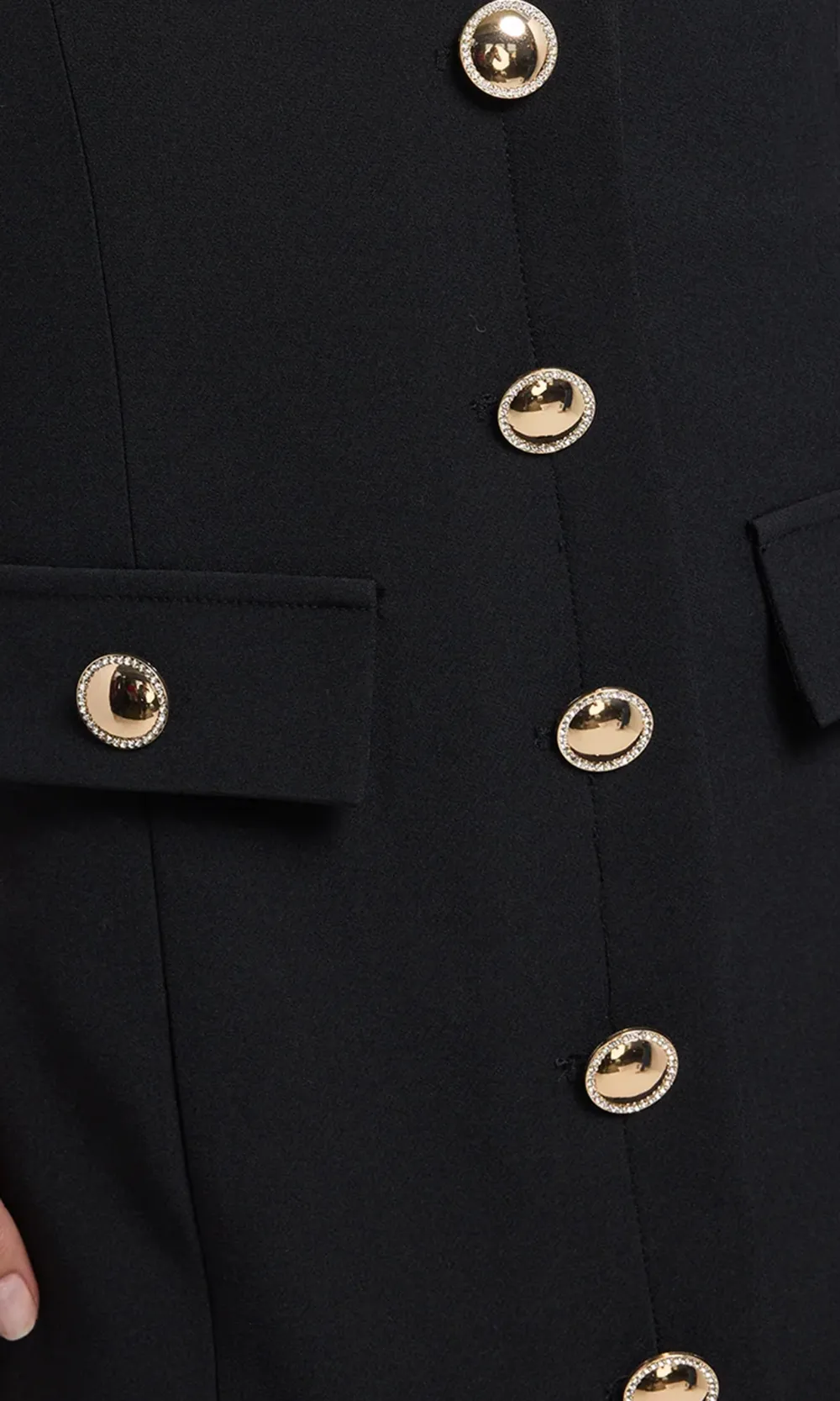 Tube Top Crepe Midi Dress