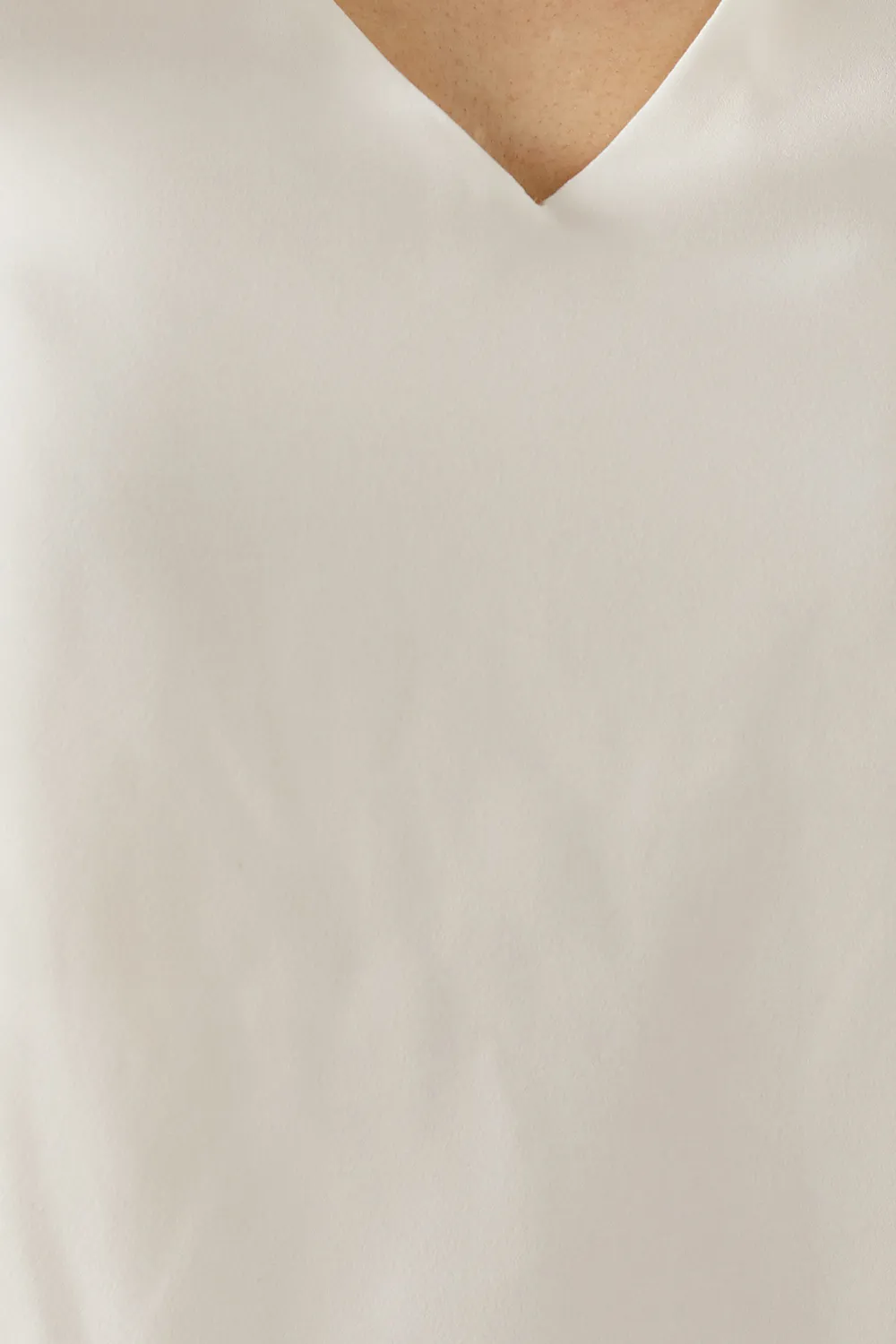 Georgette Fabric All-Match V-Neck Ladies Vest