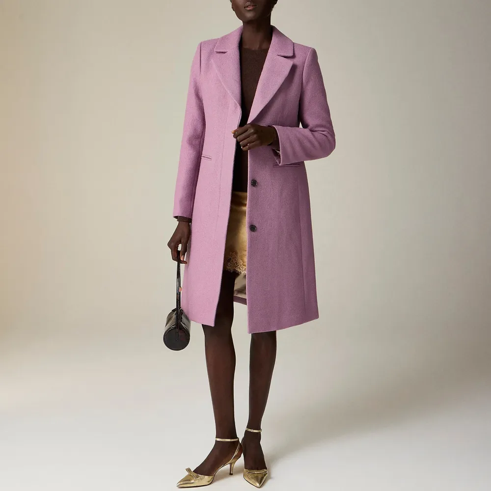 Topcoat Wool-Blend Melton