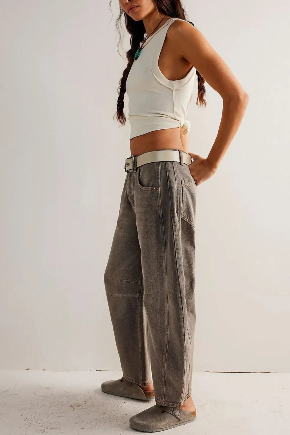 Balloon Leg Relaxed Jeans